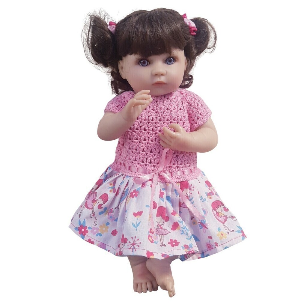 Boneca Bebê Reborn Pode Dar Banho Menina Com Acessórios - ShopJJ -  Brinquedos, Bebe Reborn e Utilidades