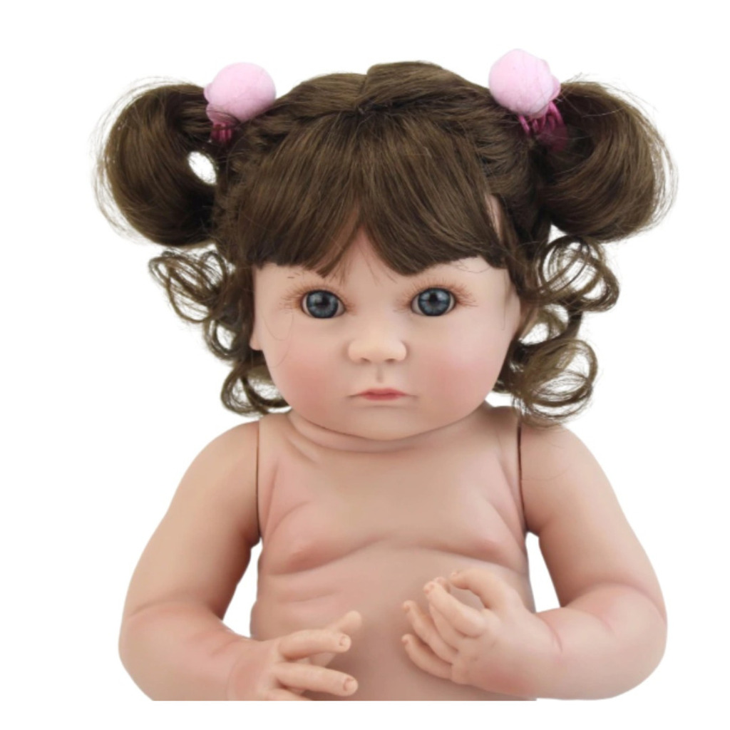 BEBÊ REBORN CORPO DE SILICONE REALISTA BELINHA ESCULPIDA A MÃO PODE DAR  BANHO - Maternidade Mundo Baby Reborn