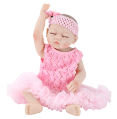 Malki Toys - Boneca Bebê Reborn Yasmin 48cm Corpo de Tecido Recém nascida  no Shoptime