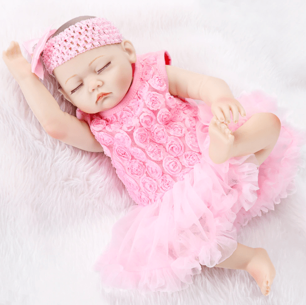 Boneca Realista Bebê Reborn Corpo Silicone Com Acessórios - ShopJJ