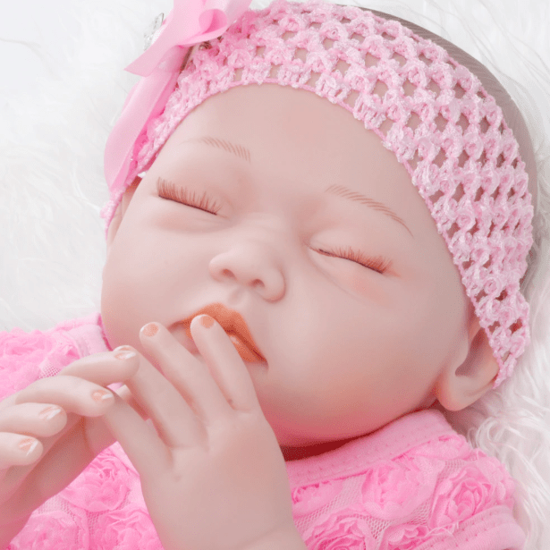 Boneca Bebê Reborn Corpo Inteiro Em Silicone 