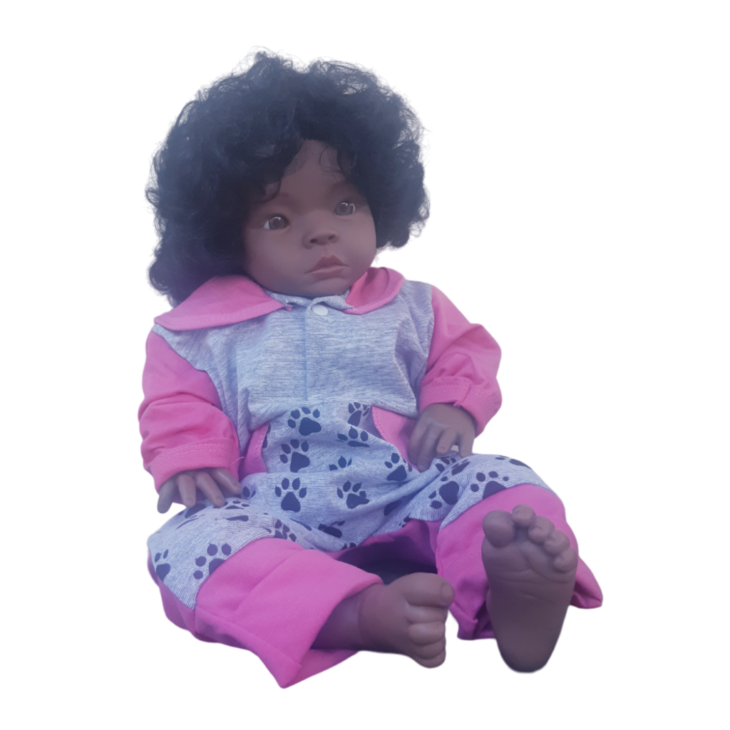 Boneca Bebê Reborn Menina Negra Realista Com Acessórios - ShopJJ -  Brinquedos, Bebe Reborn e Utilidades