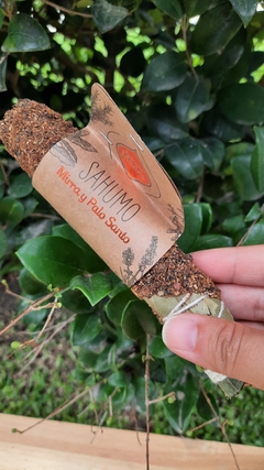 Sahumo de Mirra y Palo Santo