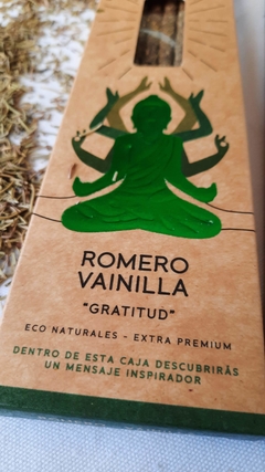Aromanza - Romero y Vainilla GRATITUD - comprar online