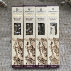SAHUMERIO AROMANZA FRUTOS ROJOS Y PALO SANTO - ORGÁNICOS