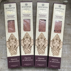 SAHUMERIO AROMANZA FRUTOS ROJOS CON ROSAS - EN POLVO