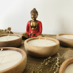 Vela de soja cuenco grande