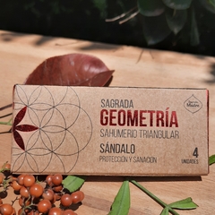 Sahumerio de sándalo. Protección y sanación. Sagrada geometría.