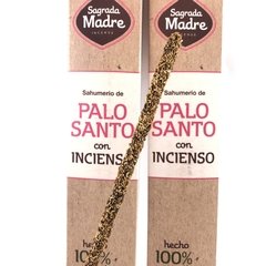 Sahumerio PALO SANTO con INCIENSO - Sagrada Madre - comprar online