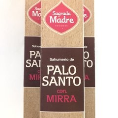 Sahumerio PALO SANTO con MIRRA - Sagrada Madre en internet