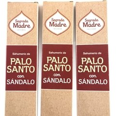 Sahumerio PALO SANTO con SANDALO - Sagrada Madre.