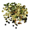 CONFETTI CÍRCULOS Y ESTRELLAS DORADOS