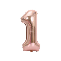 GLOBO NUMERO GOLD ROSE DE 80 CM en internet