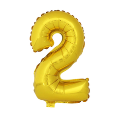 GLOBO NUMERO DORADO 100 cm - Mercadito para Eventos