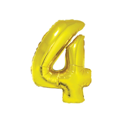 Imagen de GLOBO NUMERO DORADO 100 cm
