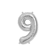 GLOBO NUMERO PLATEADO DE 100 CM - tienda online