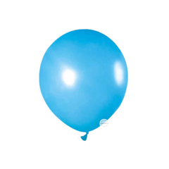 GLOBOS PERLADO CELESTE CLARO 12" X 10 U