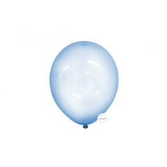 GLOBOS CRISTAL CELESTE PASTELES 12" X 10 U