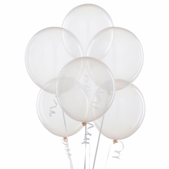 Globos cristal 14" x 10 u