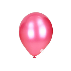 GLOBOS PERLADO FUCSIA 12" x 10 U