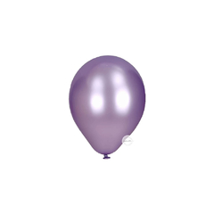GLOBOS PERLADO LILA 9" x 10 U