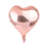 GLOBO CORAZON GOLD ROSE 18" / 46 CM
