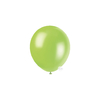 GLOBOS PERLADO VERDE MANZANA 9" X 10 U