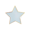 PLATO ESTRELLA CELESTE X 10 UNIDADES