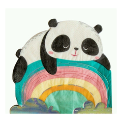 SERVILLETA DE PAPEL CON FORMA PANDA x 12 unidades - comprar online