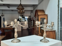 Candelabros 5 luces punzones nacionales 50/60's