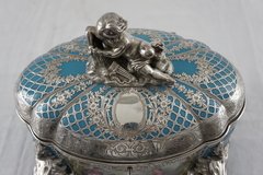 Importante caja en porcelana de la manufactura de Sevres - Capdepont Antiques