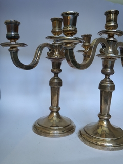 Par de candelabros de 3 luces con controles nacionales - tienda online