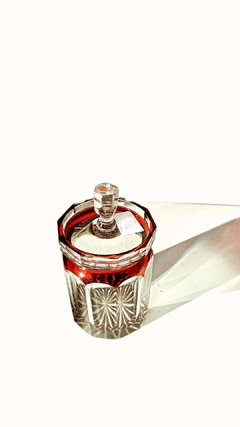 Pote caramelero checo color rubi