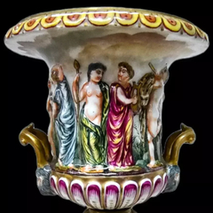 Par cráteras pequeño formato Capodimonte - comprar online