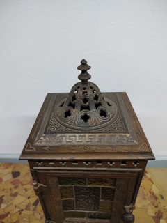 Estufa en hierro colado y vitral - Capdepont Antiques