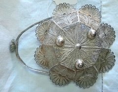 Par de pequeños centros en filigrana florentina - Capdepont Antiques