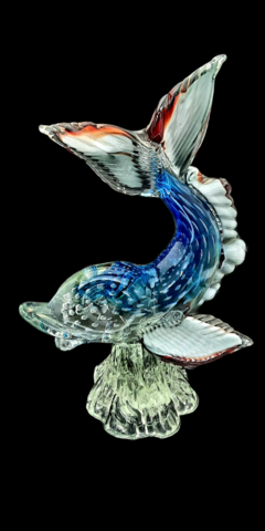 Delfin en vidrio Murano