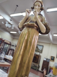 Escultura dama antigua crisoelefantina - Capdepont Antiques