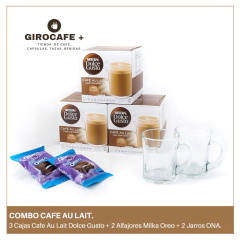 COMBO CAFE AU LAIT + MILKA ORIO