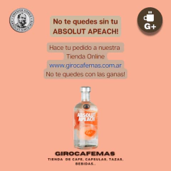 VODKA ABSOLUT APEACH x 700 ml. - comprar online