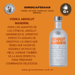 VODKA ABSOLUT MANDRIN x 700 ml. - comprar online