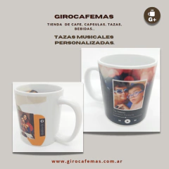 TAZA MUSICAL PERSONALIZADAS- - Giro Cafe Mas