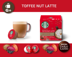STARBUCKS - DOLCE GUSTO - Toffee Nut Latte x 12 Cápsulas. en internet