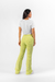 Calça RIU KIU Flare Tricot Sthe Lima