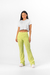 Calça RIU KIU Flare Tricot Sthe Lima