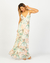 Vestido Longo Estampado Mirella Verde