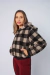 Jaqueta Bomber Pelucia Xadrez