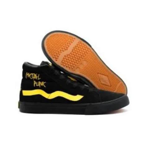 Tênis Cano Alto Mad Rats Hi Top Preto Vermelho