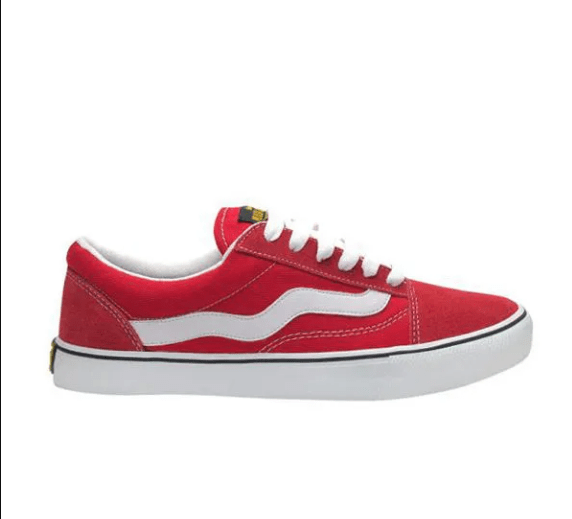 TENIS MAD RATS OLD SCHOOL VERMELHO