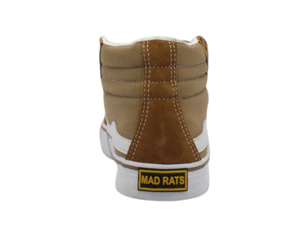 Tenis Mad Rats Hi Top Cano Longo Quadriculado